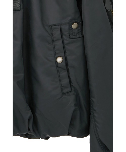CLANE（クラネ）の「CLANE x FRGMT REVERSIBLE MA-1（MA-1・レディース・カーキ/ブラック・S/M）」の8枚目の写真