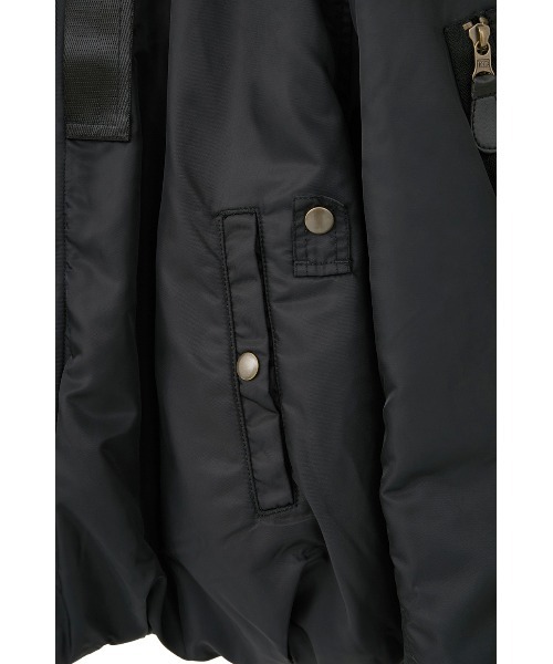 CLANE（クラネ）の「CLANE x FRGMT REVERSIBLE MA-1（MA-1・レディース・カーキ/ブラック・S/M）」の11枚目の写真