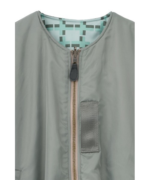 CLANE（クラネ）の「CLANE x FRGMT REVERSIBLE MA-1（MA-1・レディース・カーキ/ブラック・S/M）」の16枚目の写真