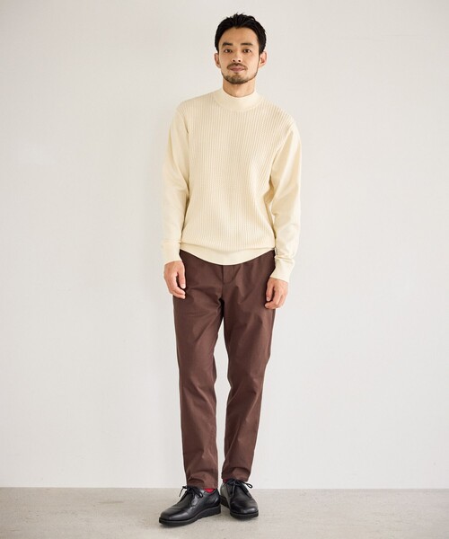  j.n.r.d（ジェー・エヌ・アール・ディー）の「SORONAブライトチノイージーパンツ（スラックス・メンズ・ブラック/ベージュ/ダークブラウン・S/LL/L/M）」の16枚目の写真