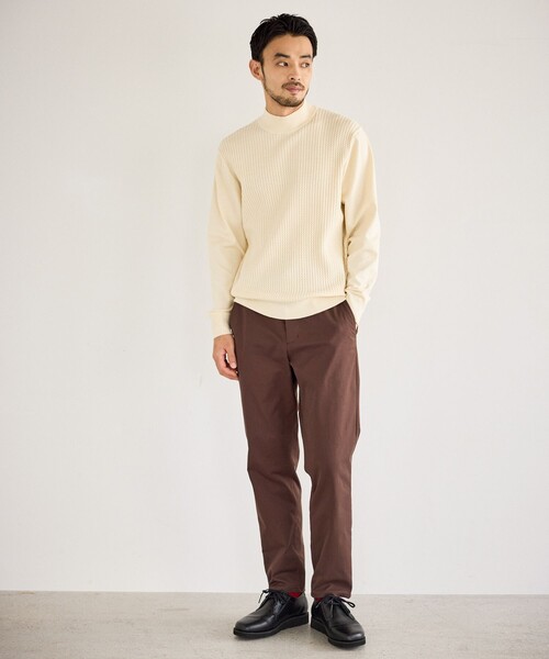  j.n.r.d（ジェー・エヌ・アール・ディー）の「SORONAブライトチノイージーパンツ（スラックス・メンズ・ブラック/ベージュ/ダークブラウン・S/LL/L/M）」の18枚目の写真