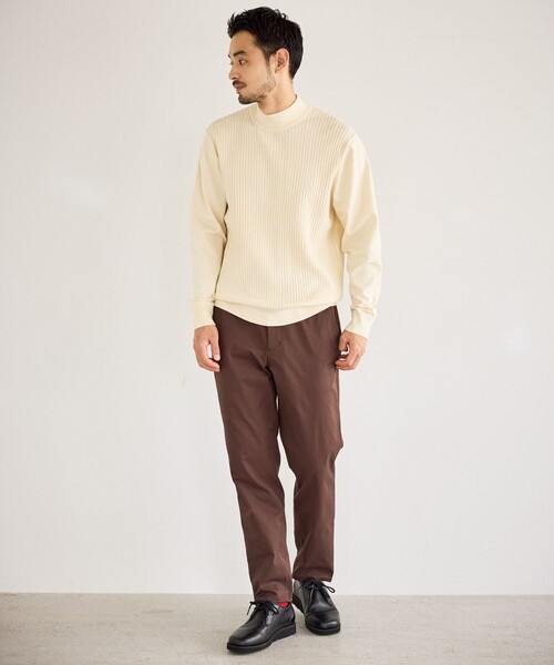  j.n.r.d（ジェー・エヌ・アール・ディー）の「SORONAブライトチノイージーパンツ（スラックス・メンズ・ブラック/ベージュ/ダークブラウン・S/LL/L/M）」の17枚目の写真