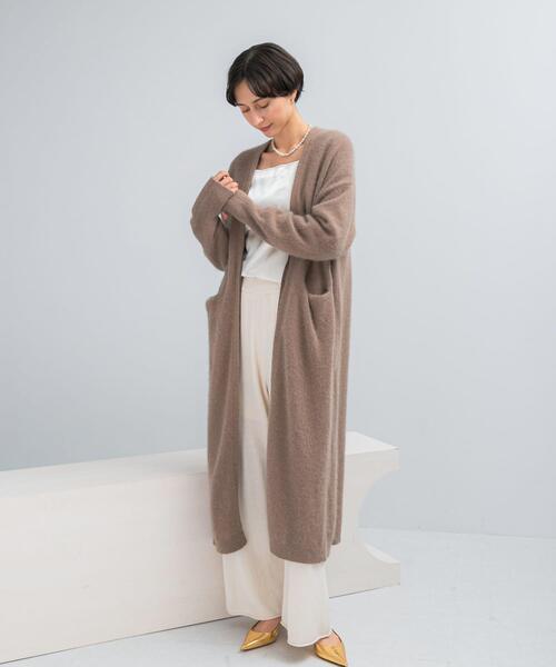 URBAN RESEARCH ROSSO WOMEN(アーバンリサーチ ロッソ)の「メリノウールニットパンツ(その他パンツ・レディース・ブラック/アイボリー・FREE)」の5枚目の写真