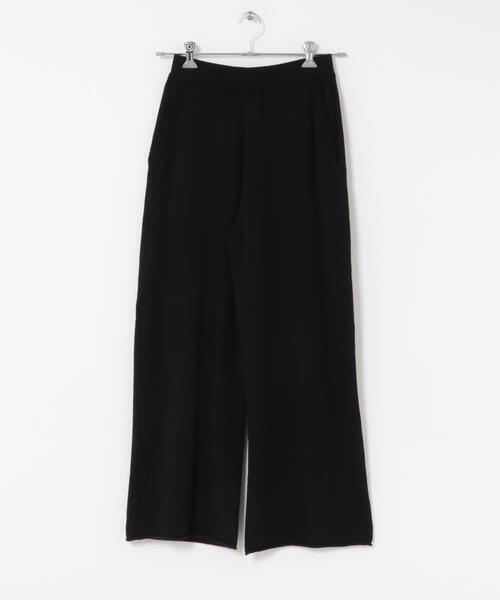 URBAN RESEARCH ROSSO WOMEN(アーバンリサーチ ロッソ)の「メリノウールニットパンツ(その他パンツ・レディース・ブラック/アイボリー・FREE)」の18枚目の写真