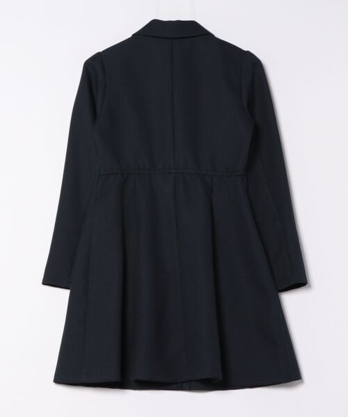 エンブレムボタンマイクロワッフルシャツワンピース（ワンピース