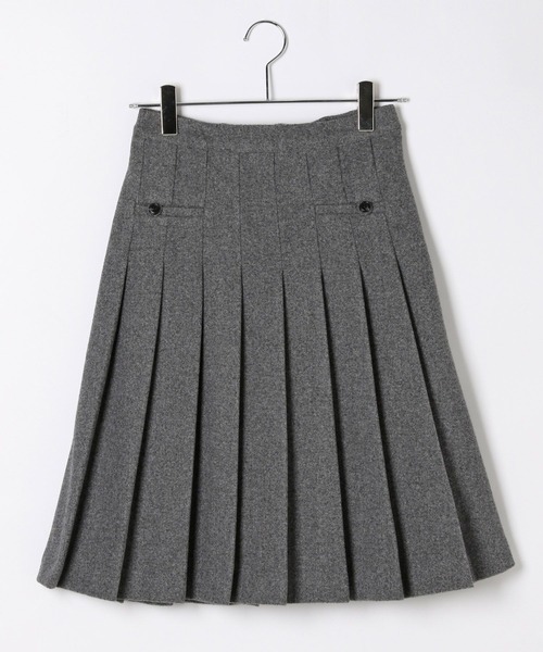 HOLiC メルトンプリーツミディスカート 598440（スカート）｜Heather