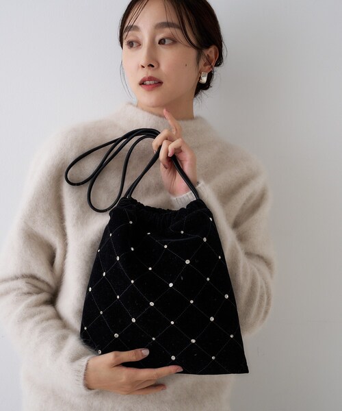 UNTITLED（アンタイトル）の「ビジューショルダー（ショルダーバッグ・レディース・ブラック・99）」の13枚目の写真