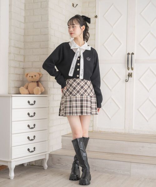 セール】切替チェックミニSK（スカート）｜ems excite（エムズ