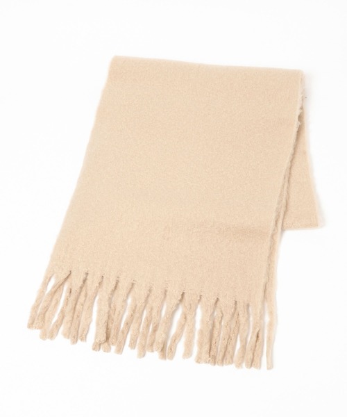 BAYFLOW(ベイフロー)の「静電気軽減マフラー(マフラー・レディース・オレンジ/ベージュ/ブルー/オフホワイト・FREE)」の2枚目の写真