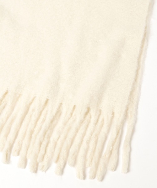 BAYFLOW(ベイフロー)の「静電気軽減マフラー(マフラー・レディース・オレンジ/ベージュ/ブルー/オフホワイト・FREE)」の5枚目の写真