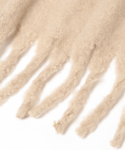 BAYFLOW(ベイフロー)の「静電気軽減マフラー(マフラー・レディース・オレンジ/ベージュ/ブルー/オフホワイト・FREE)」の9枚目の写真