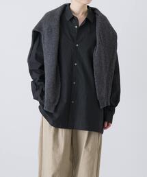 かぐれ | 『ユニセックス』コットンレギュラーカラーボックスシャツ(シャツ/ブラウス)