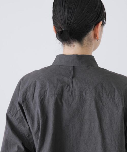 ユニセックス』コットンレギュラーカラーボックスシャツ（シャツ