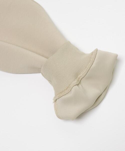 URBAN RESEARCH DOORS（アーバンリサーチドアーズ）の「『WEB/一部店舗限定』『セットアップ対応』ハーフジップダンボールプルオーバー(KIDS)（スウェット・キッズ・ベージュ/ブラック/グレー・150）」の6枚目の写真