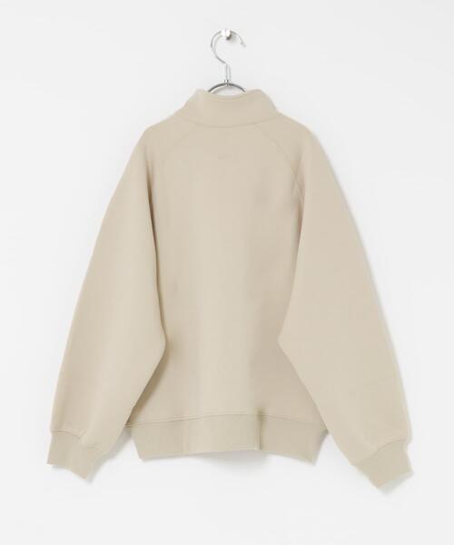 URBAN RESEARCH DOORS（アーバンリサーチドアーズ）の「『WEB/一部店舗限定』『セットアップ対応』ハーフジップダンボールプルオーバー(KIDS)（スウェット・キッズ・ベージュ/ブラック/グレー・150）」の7枚目の写真
