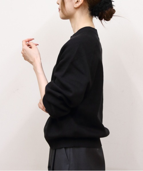 RYE TENDER(ライテンダー)の「RYE TENDER/ライテンダー マディソンセーター MADISON SWEATER(ニット/セーター・メンズ・ブラック/ヘザーグレー・2/1/0)」の8枚目の写真