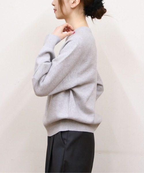 RYE TENDER(ライテンダー)の「RYE TENDER/ライテンダー マディソンセーター MADISON SWEATER(ニット/セーター・メンズ・ブラック/ヘザーグレー・2/1/0)」の4枚目の写真