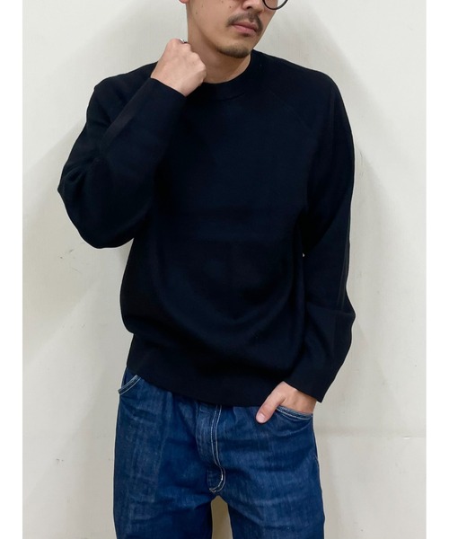 RYE TENDER(ライテンダー)の「RYE TENDER/ライテンダー マディソンセーター MADISON SWEATER(ニット/セーター・メンズ・ブラック/ヘザーグレー・2/1/0)」の10枚目の写真
