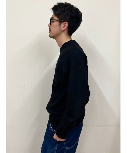 RYE TENDER(ライテンダー)の「RYE TENDER/ライテンダー マディソンセーター MADISON SWEATER(ニット/セーター・メンズ・ブラック/ヘザーグレー・2/1/0)」の11枚目の写真