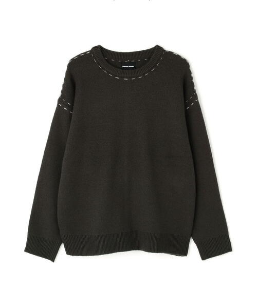 DANKE SCHON（ダンケシェーン）の「【WEB&DEPOT限定】DankeSchon/ダンケシェーン/ST KNIT CREWNECK（ニット/セーター・メンズ・ホワイト/ブラック/チャコールグレー・L/M/XL）」の15枚目の写真