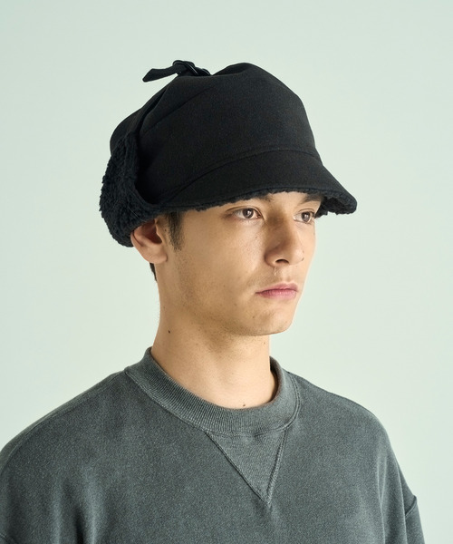 VICTIM(ヴィクティム)の「VICTIM ヴィクティム / ×CA4LA BOA CAP カシラコラボレーションボアキャップ / VTM-25-A-101(キャップ・メンズ・ブラック・FREE)」の1枚目の写真