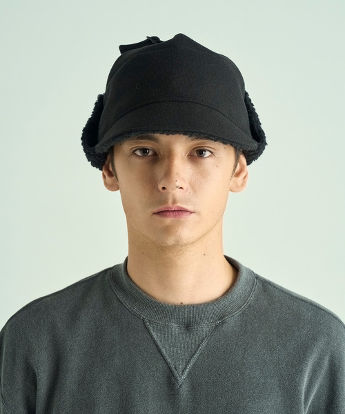 VICTIM(ヴィクティム)の「VICTIM ヴィクティム / ×CA4LA BOA CAP カシラコラボレーションボアキャップ / VTM-25-A-101(キャップ・メンズ・ブラック・FREE)」の2枚目の写真