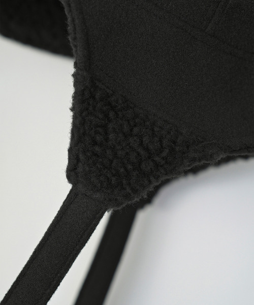 VICTIM(ヴィクティム)の「VICTIM ヴィクティム / ×CA4LA BOA CAP カシラコラボレーションボアキャップ / VTM-25-A-101(キャップ・メンズ・ブラック・FREE)」の10枚目の写真