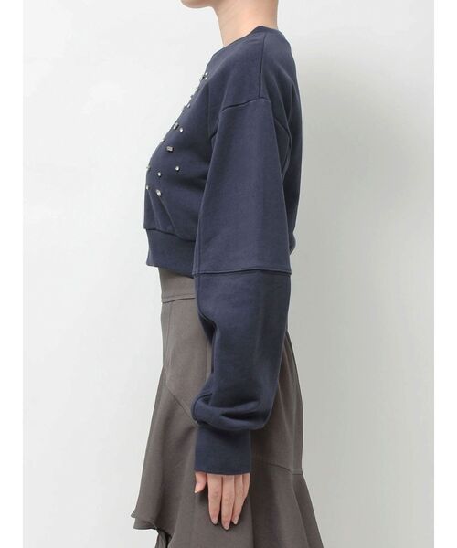 RESEXXY（リゼクシー）の「ニュアンスロゴスウェットプルオーバー（スウェット・レディース・グレー/イエロー/ネイビー・FREE）」の19枚目の写真