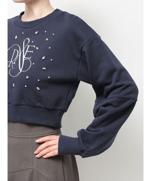 RESEXXY（リゼクシー）の「ニュアンスロゴスウェットプルオーバー（スウェット・レディース・グレー/イエロー/ネイビー・FREE）」の22枚目の写真