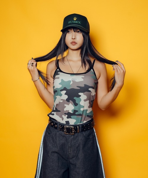 Subciety(サブサエティ)の「【WOMEN】Camisole bodysuit(キャミソール・レディース・カモフラージュ/マルチ/ブラック・FREE)」の16枚目の写真