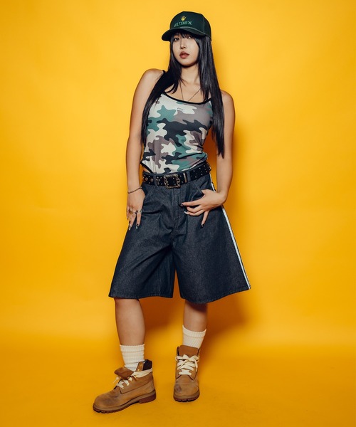Subciety(サブサエティ)の「【WOMEN】Camisole bodysuit(キャミソール・レディース・カモフラージュ/マルチ/ブラック・FREE)」の15枚目の写真