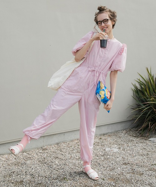 ブランド古着】forksy.｜フォルクシーのつなぎ/オールインワン（ピンク