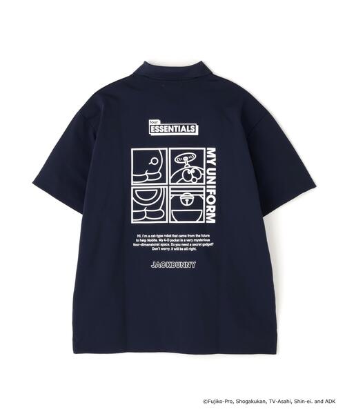 Jack Bunny!!(ジャックバニー)の「【Jack Bunny!!】【ドラえもん】PEカノコ半袖ポロシャツ(ポロシャツ・メンズ・ホワイト/ネイビー/ブルー・LARGE/MEDIUM/X-LARGE)」の6枚目の写真