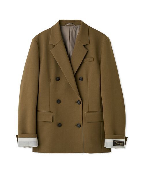 セットアップ対応】ターンバックダブルブレストジャケット（テーラード