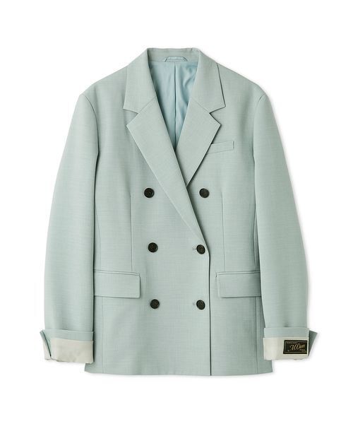 MilaOwen（ミラ オーウェン） 金釦ダブルブレザージャケット 0カーキ