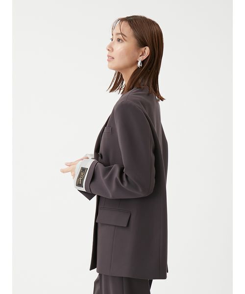 セットアップ対応】ターンバックダブルブレストジャケット（テーラード