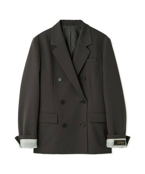 セットアップ対応】ターンバックダブルブレストジャケット（テーラード