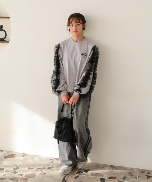 Ocean&Ground（オーシャン&グラウンド）の「ﾄﾞﾛｰｽﾄﾘﾝｸﾞｼｮﾙﾀﾞｰBAG（ハンドバッグ・レディース・モカ/グレー/ブラック・FREE）」の11枚目の写真