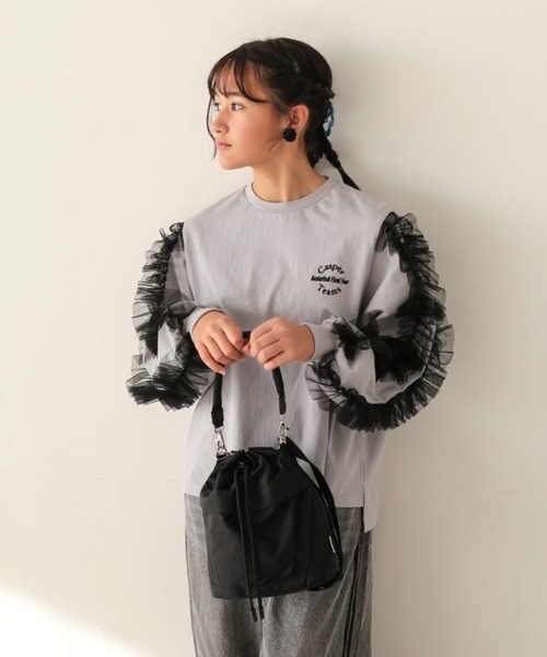 Ocean&Ground（オーシャン&グラウンド）の「ﾄﾞﾛｰｽﾄﾘﾝｸﾞｼｮﾙﾀﾞｰBAG（ハンドバッグ・レディース・モカ/グレー/ブラック・FREE）」の12枚目の写真