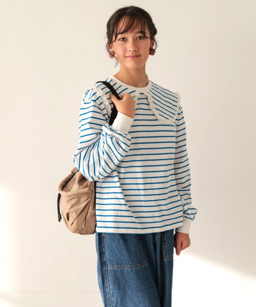 Ocean&Ground（オーシャン&グラウンド）の「ﾄﾞﾛｰｽﾄﾘﾝｸﾞｼｮﾙﾀﾞｰBAG（ハンドバッグ・レディース・モカ/グレー/ブラック・FREE）」の8枚目の写真