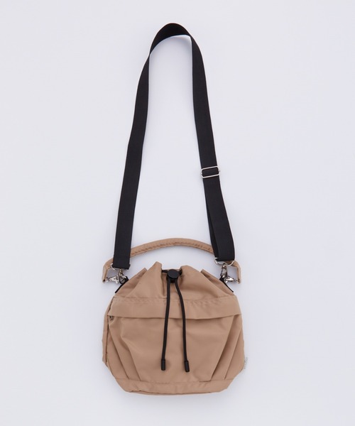 Ocean&Ground（オーシャン&グラウンド）の「ﾄﾞﾛｰｽﾄﾘﾝｸﾞｼｮﾙﾀﾞｰBAG（ハンドバッグ・レディース・モカ/グレー/ブラック・FREE）」の18枚目の写真