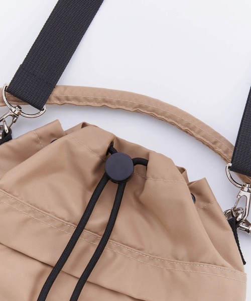 Ocean&Ground（オーシャン&グラウンド）の「ﾄﾞﾛｰｽﾄﾘﾝｸﾞｼｮﾙﾀﾞｰBAG（ハンドバッグ・レディース・モカ/グレー/ブラック・FREE）」の20枚目の写真