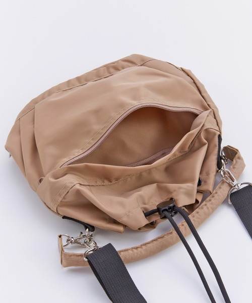 Ocean&Ground（オーシャン&グラウンド）の「ﾄﾞﾛｰｽﾄﾘﾝｸﾞｼｮﾙﾀﾞｰBAG（ハンドバッグ・レディース・モカ/グレー/ブラック・FREE）」の22枚目の写真
