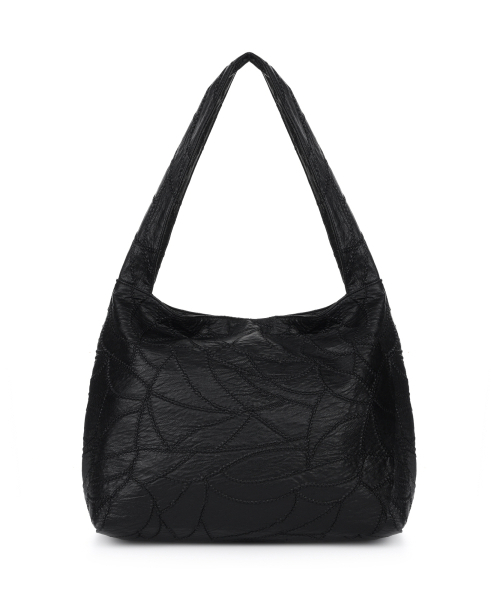 NICK&NICOLE(ニックアンドニコール)の「LEATHER WRINKLE TOTE BAG_BLACK(ショルダーバッグ・レディース・その他・FREE)」の9枚目の写真