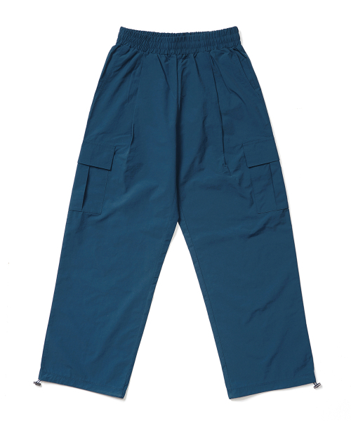 GAKKAI UNIONS（ガッカイユニオンズ）の「ナイロンストリングカーゴパンツブルー（スウェットパンツ・レディース・その他・SMALL/MEDIUM/LARGE）」の2枚目の写真