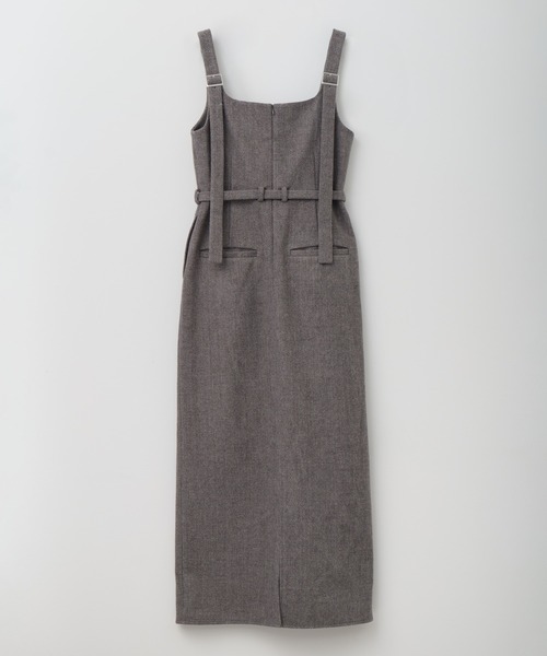 Muel Chic（ミュエルシック）の「Vila tweed jumper onepiece  ヴィラツイードジャンパーワンピース（ワンピース・レディース・ブラウン/グレー/チャコールグレー・FREE）」の22枚目の写真