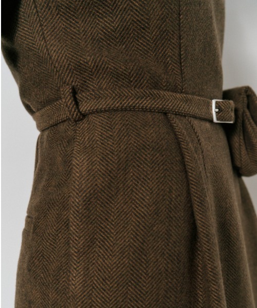 Muel Chic（ミュエルシック）の「Vila tweed jumper onepiece  ヴィラツイードジャンパーワンピース（ワンピース・レディース・ブラウン/グレー/チャコールグレー・FREE）」の17枚目の写真