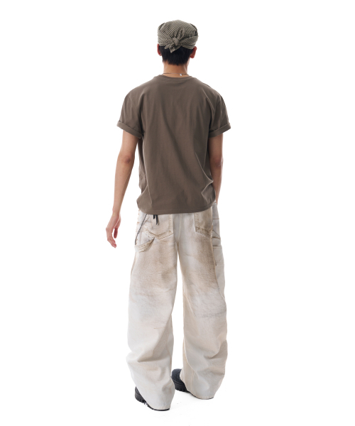 AAKAM(アーカム)の「Collage Artwork Half Top (Khaki)(Tシャツ/カットソー・レディース・その他・1/2)」の8枚目の写真