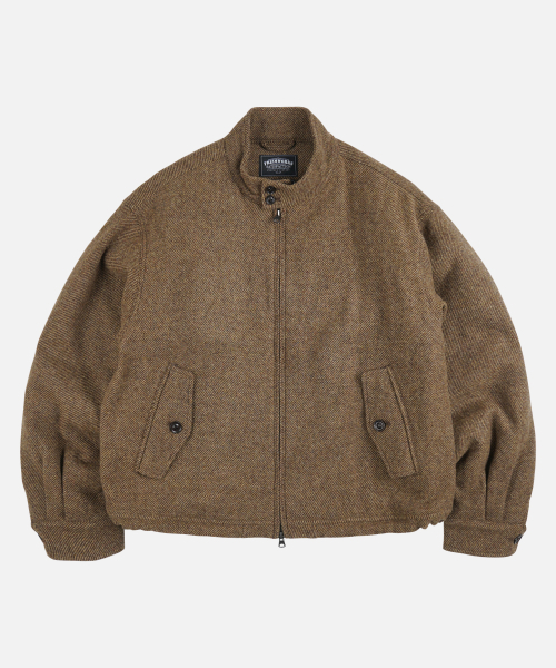FRIZMWORKS(フリズムワークス)の「WOOL HARRINGTON JACKET _ BROWN(その他アウター・メンズ・その他・X-LARGE/SMALL/MEDIUM/LARGE)」の1枚目の写真