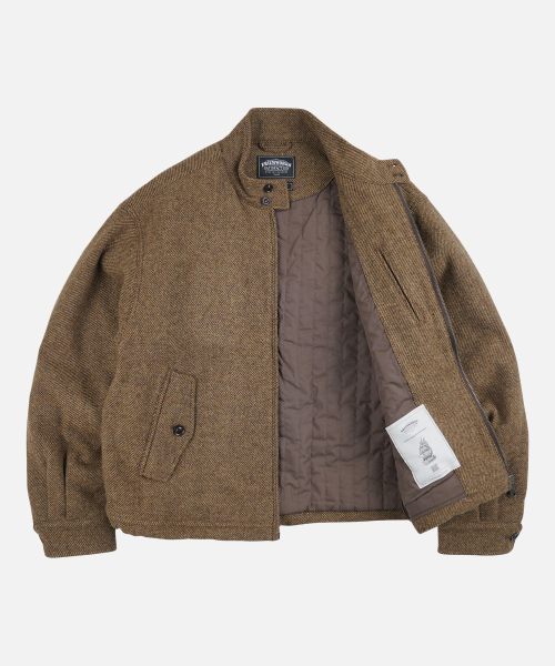 FRIZMWORKS(フリズムワークス)の「WOOL HARRINGTON JACKET _ BROWN(その他アウター・メンズ・その他・X-LARGE/SMALL/MEDIUM/LARGE)」の2枚目の写真